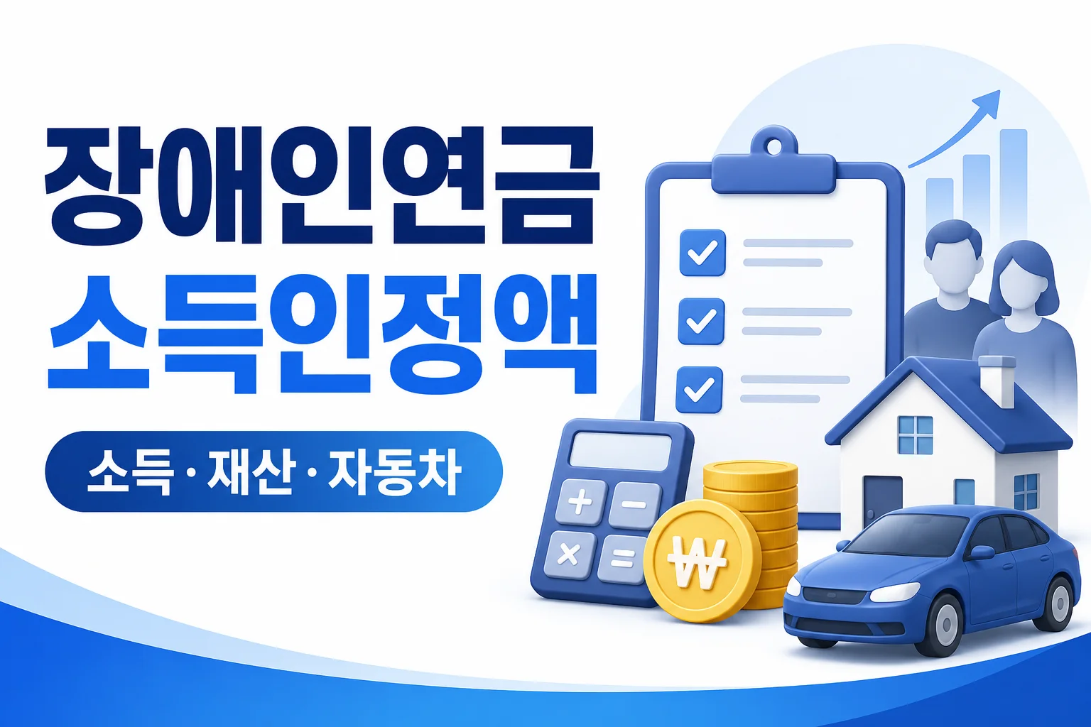 장애인연금 소득인정액 계산법, 소득·재산·자동차는 어떻게 보나