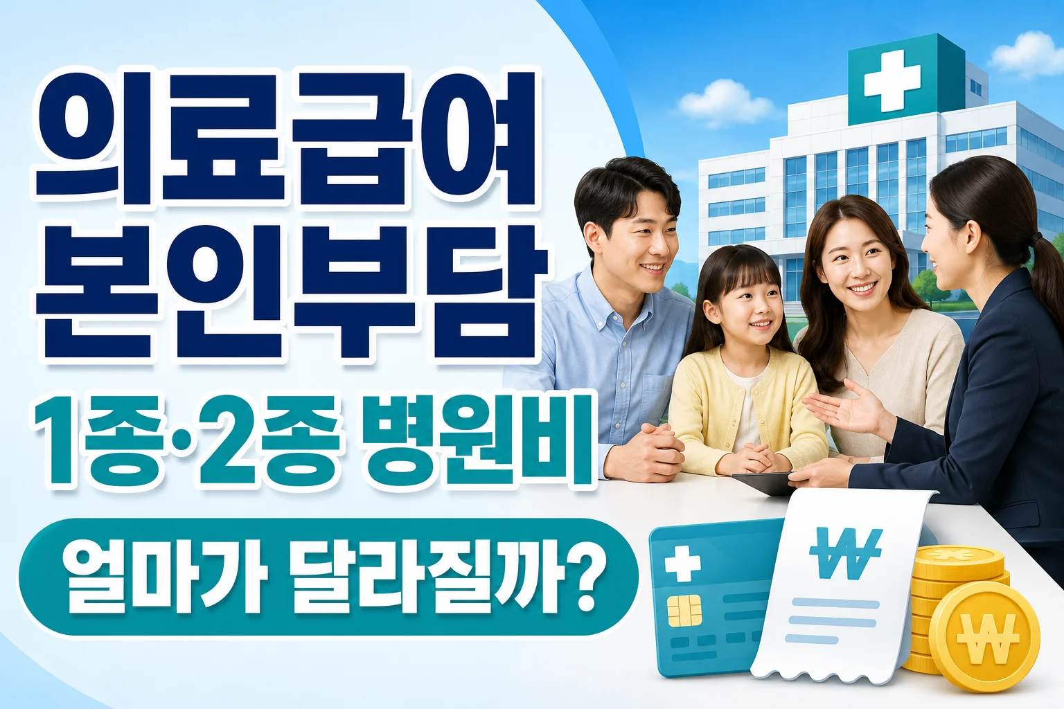 의료급여 1종·2종 본인부담, 병원비가 달라지는 기준