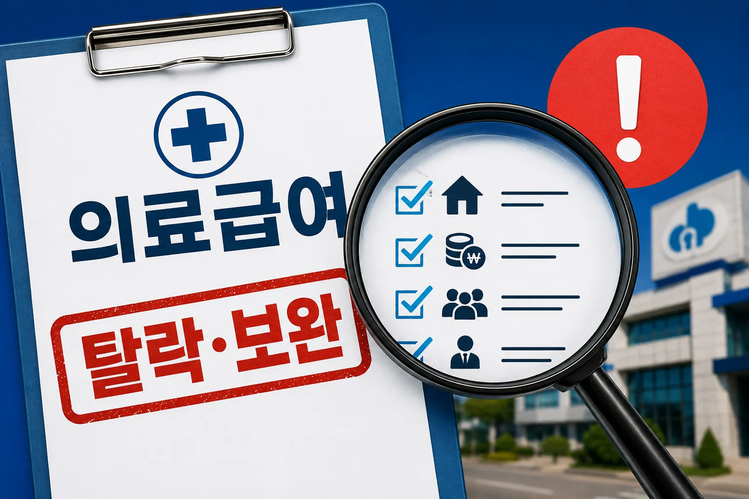 의료급여 탈락·보완 통보를 받았다면 확인할 항목