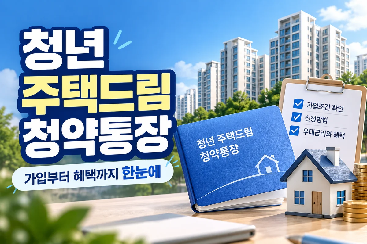 청년 주택드림 청약통장, 가입부터 혜택까지 무엇부터 확인할까?